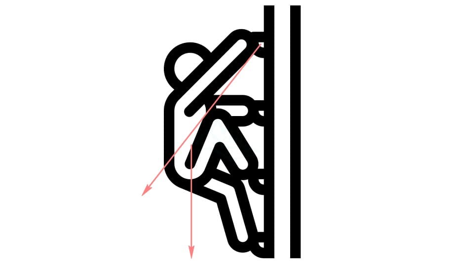 Совет по центру масс в скалолазании